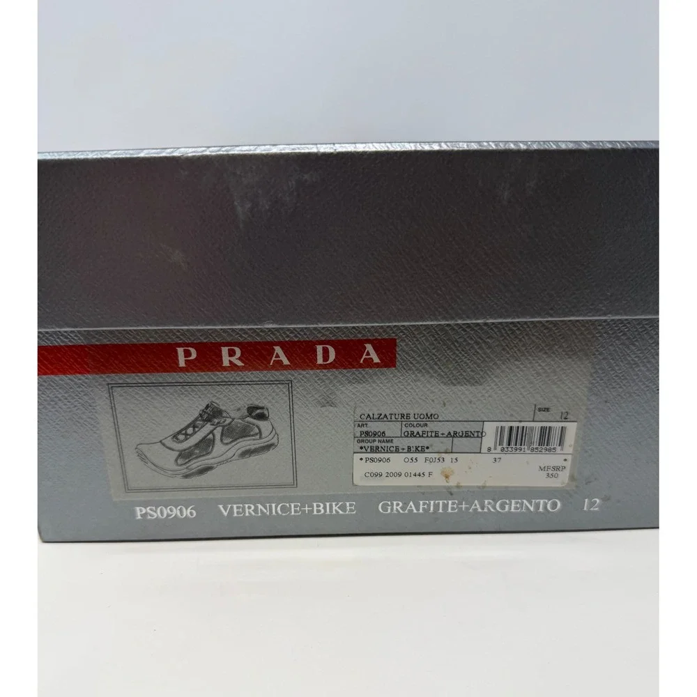 Prada Americas Cup Sneaker Olive Green Size 13 US 12 UK